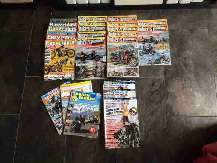 Motorrad Zeitschriften div. Easyriders Bikers