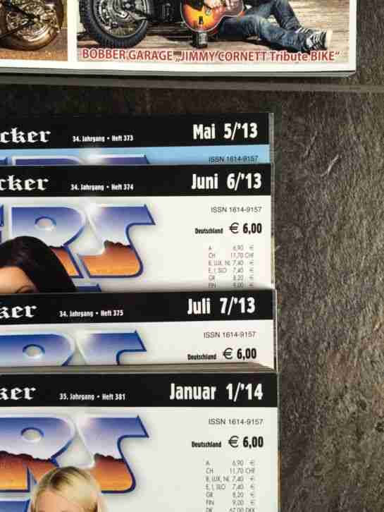 Motorrad-Zeitschriften div. Easyriders Bikers Power Bikers News *guter Zustand*