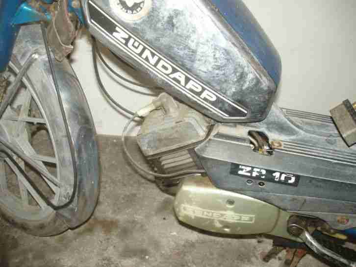 Zündapp Automatik Mofa ZR 10 DEFEKT für Bastler -Sammler -Ersatzteilspender !