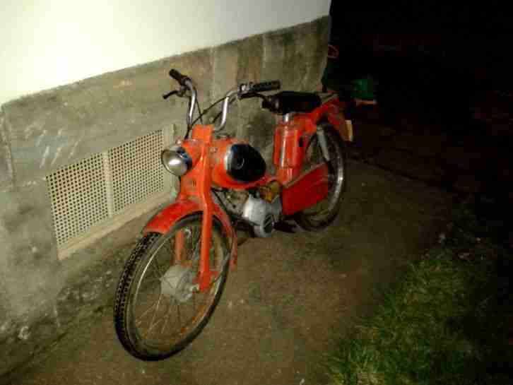 Zündapp Bergsteiger 25 Mofa mit Betriebserlaubnis, Motor läuft,Tank ohne Rost