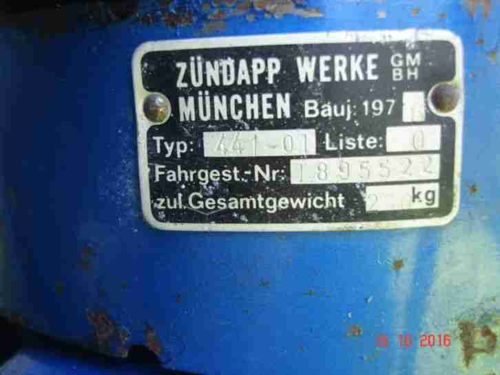 Zündapp C 50 Super 441 Mokick
