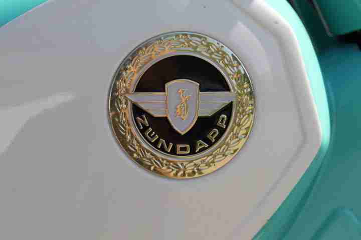 Zündapp C50 Super Typ 441 in Harley Mint Altweiss