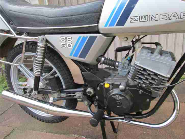 Zündapp CS 50 Moped Bj:84 Typ:448-31 Klauenschaltung original Zustand