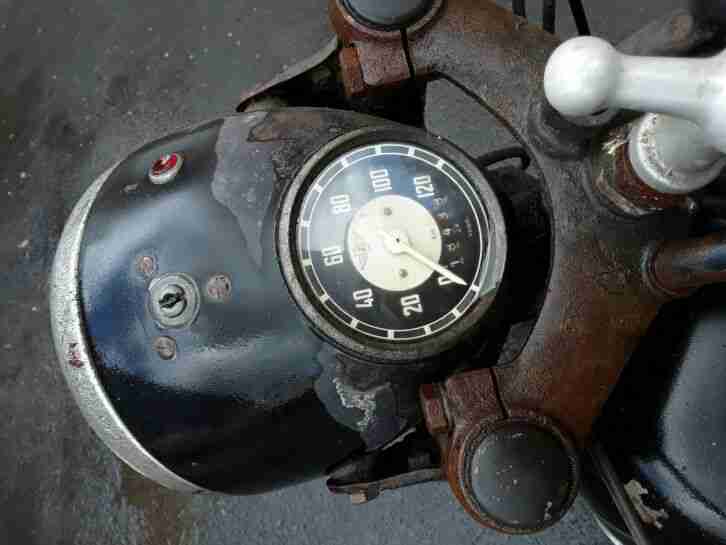 Zündapp DB 202 Scheunenfund mit Orginalbrief