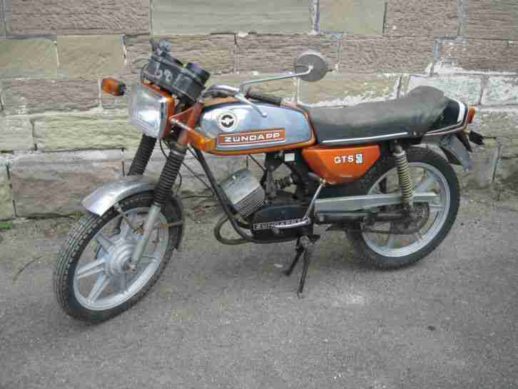 Zündapp GTS 50 als Ersatzteilträger ohne Papiere