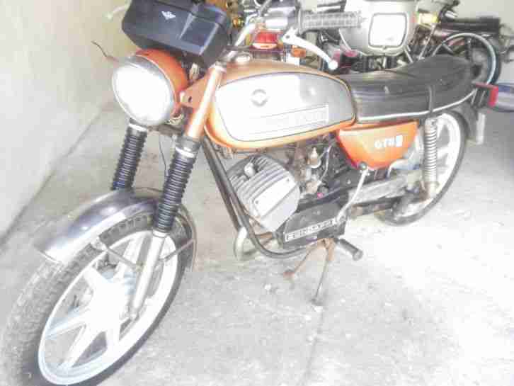 Zündapp GTS 50 goldbraun Schrott und Bastelmoped