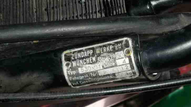 Zündapp KS 50 530-01 Liste 4 von 1980