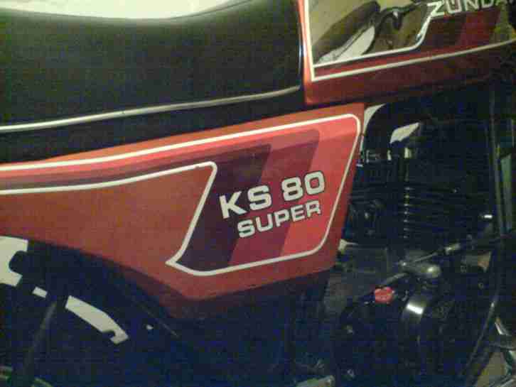 Zündapp KS 80 Super von 1984 Kleinkraftrad Kompletter Neuaufbau in Rot Rarität