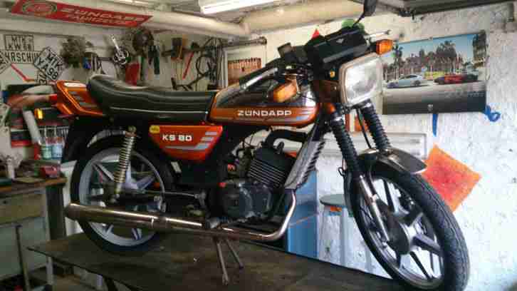 Zündapp KS 80 WC Typ 530-05 Motor läuft sehr gut, fährt Super,laut Tacho 7200 Km