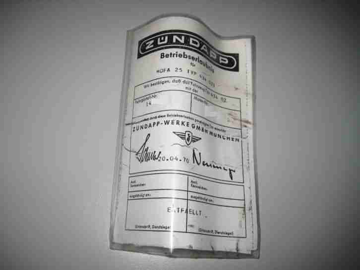 Zündapp Mofa Bergsteiger M 25