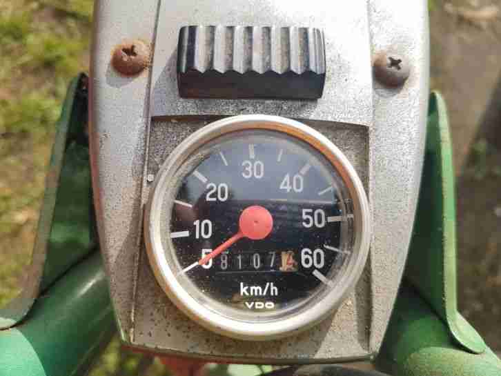 Zündapp Mofa Type250 Garagenfund - Bj. 1978 in Grün -