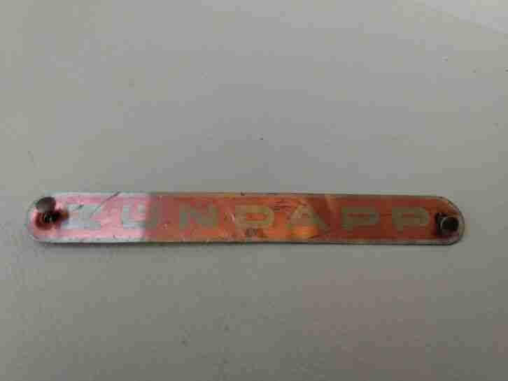 Zündapp Sitzbank Emblem