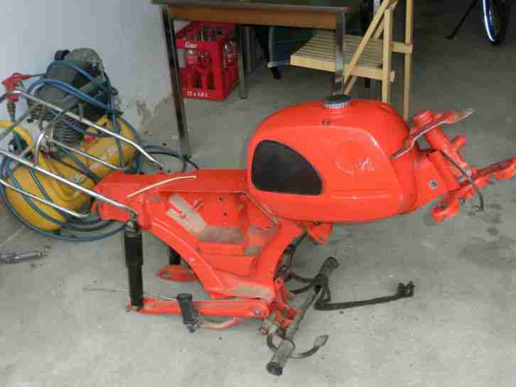 Zündapp Sport Combinette Rahmen mit diversen Teilen (Büffeltank) 91781