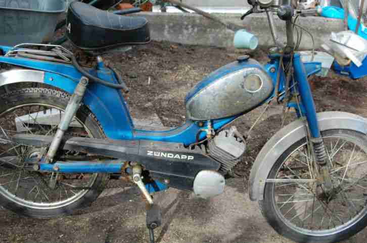 Zündapp ZD ? 49ccm MOFA Moped Bergsteiger Scheunenfund