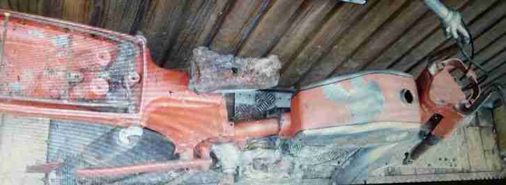 Zündapp ZD Erdatzteilträger oder Deko Art.