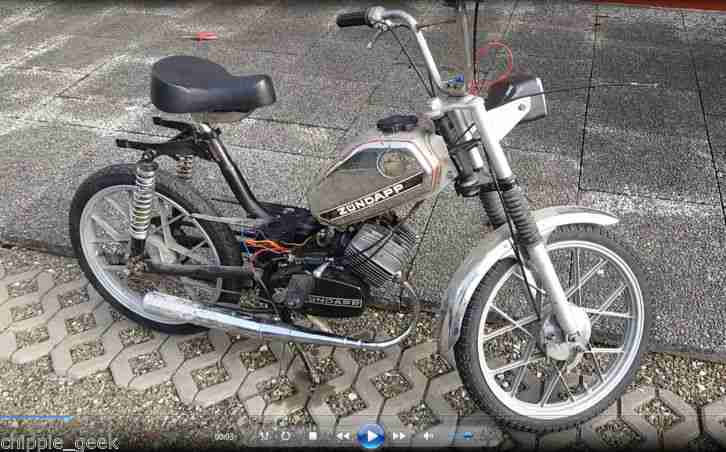 Zündapp ZX 25 mit Originalmotor und Getriebe!