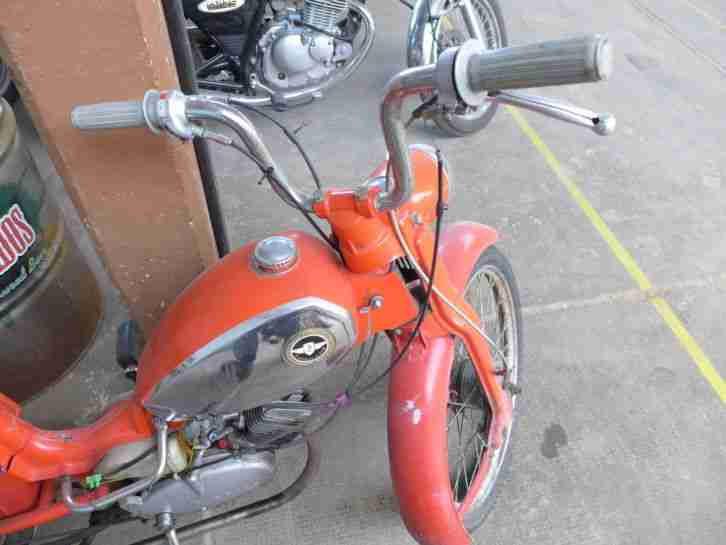 altes Zündapp 2-Gang Mofa 434-02 Bergsteiger Bj. 1975 für Bastler