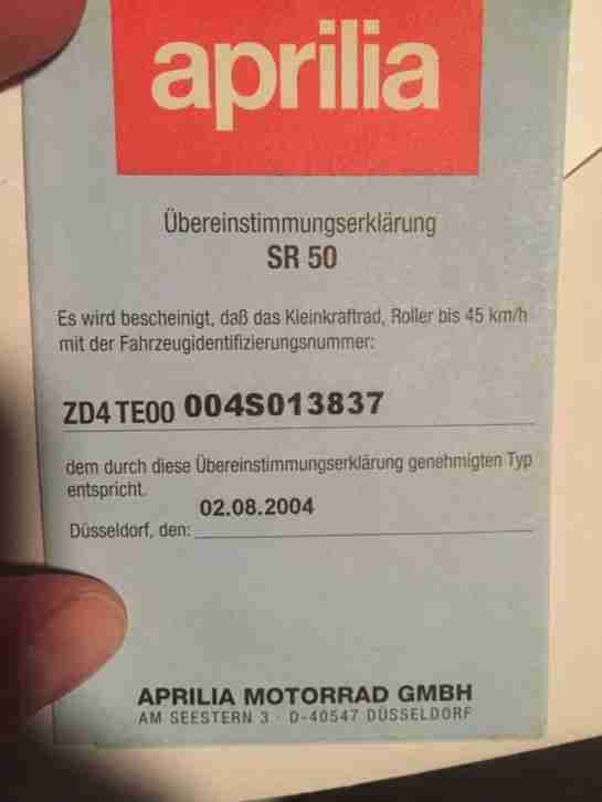 aprilia sr 50 ditech