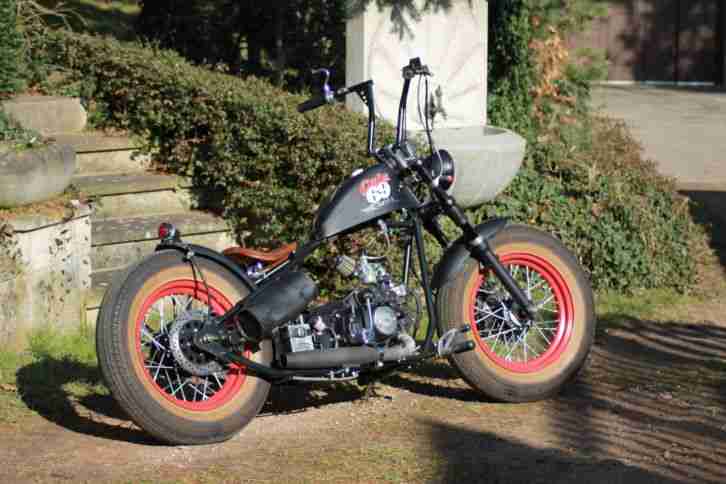 bobber 250ccm Chopper Costumbike Starrahmen Hardtail Keine Harley Davidson