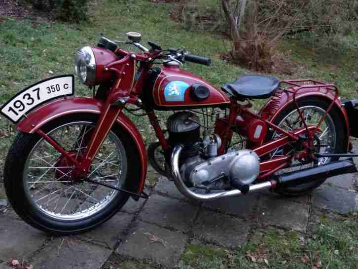 deutscher Oldtimer Triumph TWN 350 S Sport (ähnlich der DKW SB/NZ)