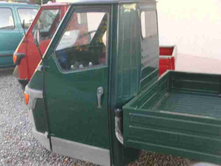 dreirad piaggio ape 50original zustand originalpapiere aus italien 20000 ca beid