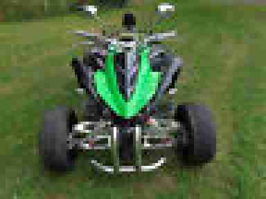 grüner Flitzer Quad Jingling 250er