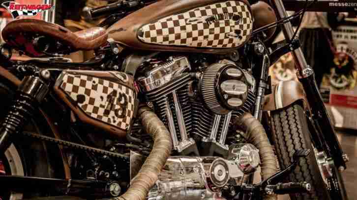 harley davidson Sportster bobber Custom Bike Pokal Gewinner