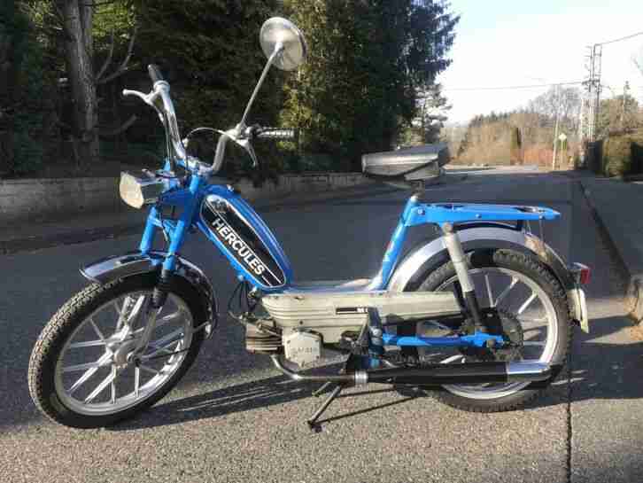 hercules prima M4 Herkules Mofa Moped 25 Km/h Blau Auf Verhandlungsbasis