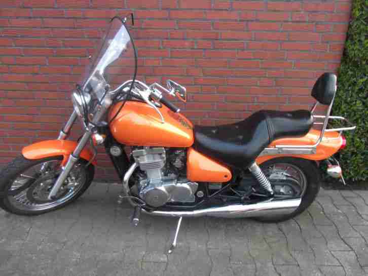 kawasaki EN 500 chopper, effektlack, tüv neu, wenig kilometer