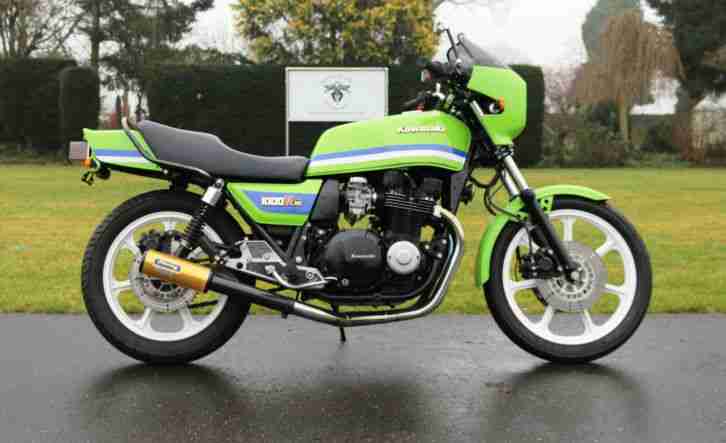 kawasaki Z1000 Eddie Lawson replica in superzustand mit deutscher brief 1983