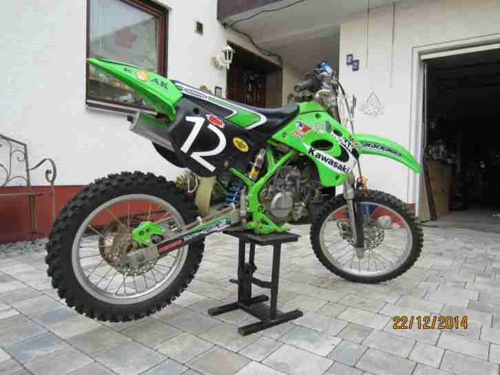 kawasaki kx 80 Vollcross grün