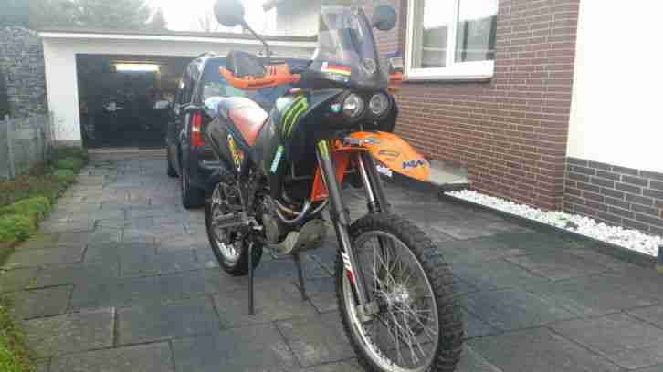 ktm lc4 640 ADV ADVENTURE enruro Reiseenduro NAVI Medion Touratech