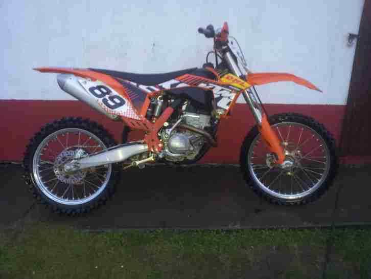 ktm sxf 250, baujahr 2011, motor vor acht stunden neu gemacht