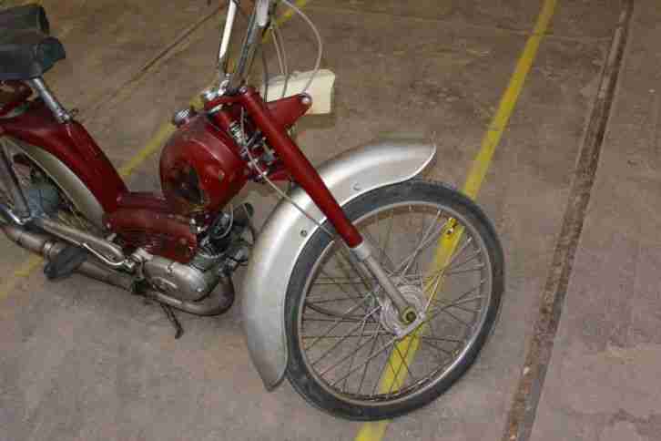 kultiges DKW Typ 119 Mofa, Baujahr 1970, 2-Gang Schaltung, mit Papieren