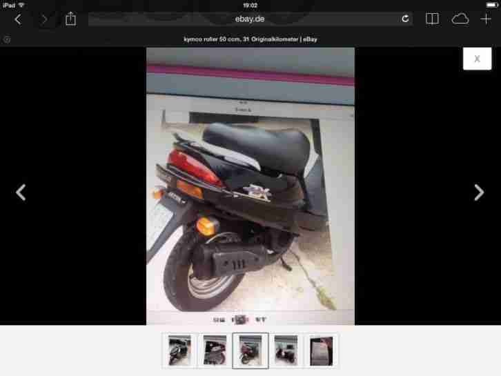 kymco roller 50 ccm, 53 Originalkilometer