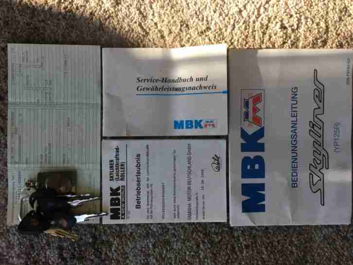 mbk skyliner 125 yamaha majesty yp125 bastlerfahrzeug