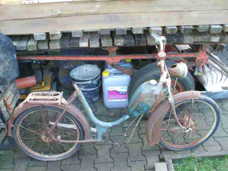 moped oldtimer teileträger defekt zwei stück