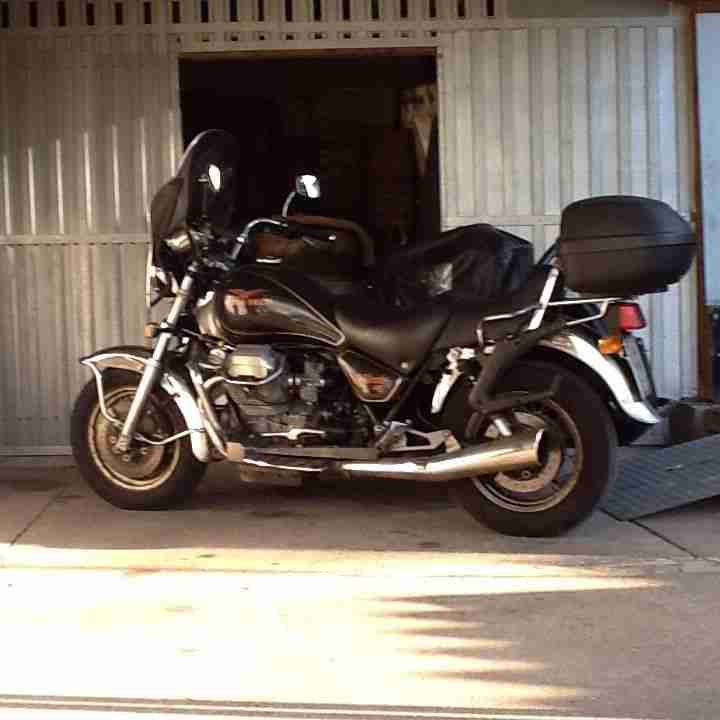 moto guzzi Gespann Mit Squire Beiwagen