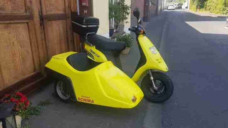 motorroller 50ccm piaggio mit seitenwagen