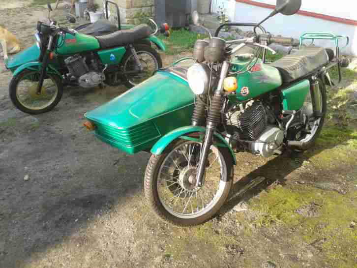 mz ts etz 250 / 300 mit superelastik Seitenwagen