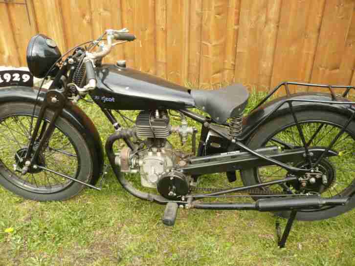 Oldtimer Motorrad Vorkrieg Peugeot P 109 ältere Restauration Baujahr 1929