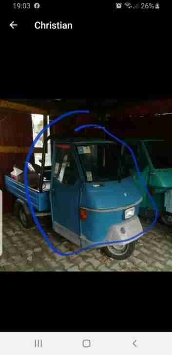 piaggio ape 50 gebraucht