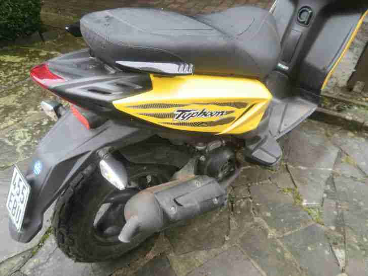 piaggio typhoon 50 gelb unfall bj.2012