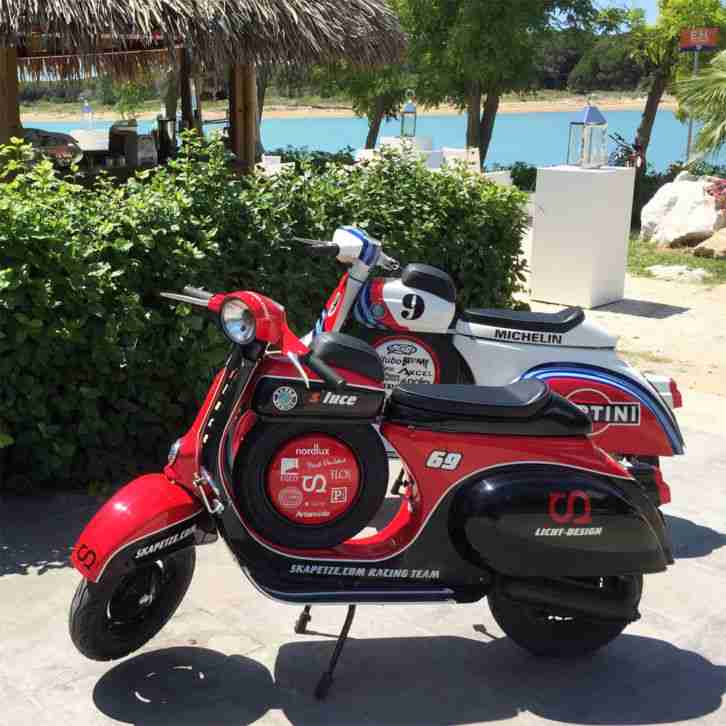 piaggio vespa roller 50ss skapetze racing supersprint restauriert