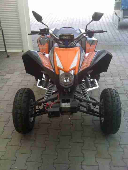 quad Actionbike 250ccm 120km gefahren