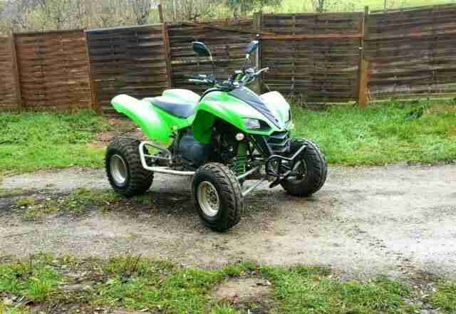 quad atv kawasaki kfx700 lof zulassung strassenzulassung mit tüv fahrbereit