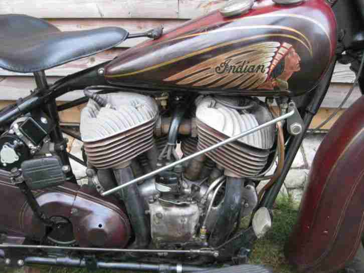 seltende Indian Chief Bj.39Oldtimer original Maschiene keine Knucklehead Panhead