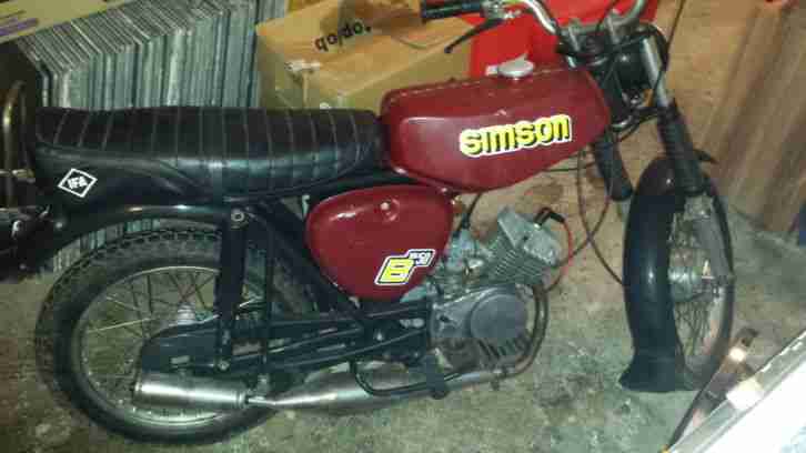 s51 Baujahr 1983 Weinrot 50ccm