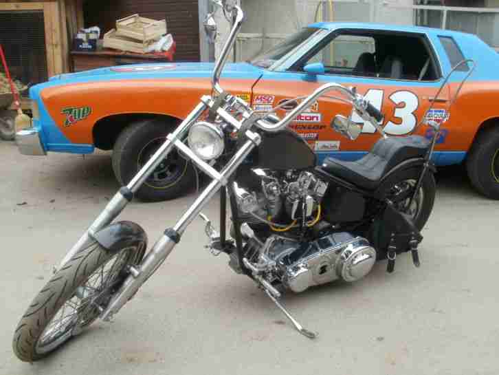 "so muß chopper":starrahmen harley1938er MIT NEUER HU ;O)