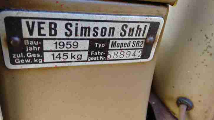 sr2 Simson ddr-Kult